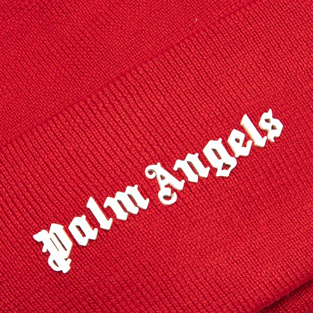 Classic Logo Beanie - Red/White